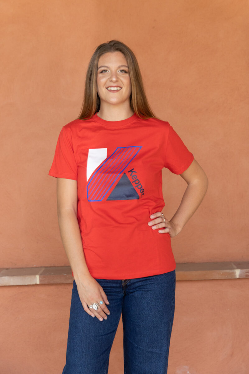 Teeshirt Maxi K couleur rouge
