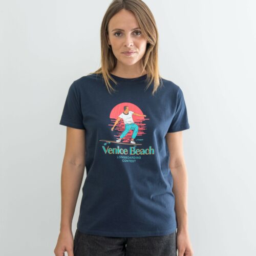 Teeshirt Venice couleur bleu marine