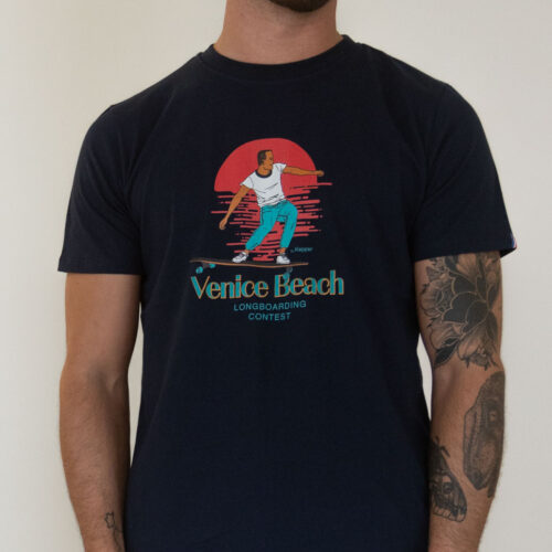 Teeshirt Venice couleur bleu marine