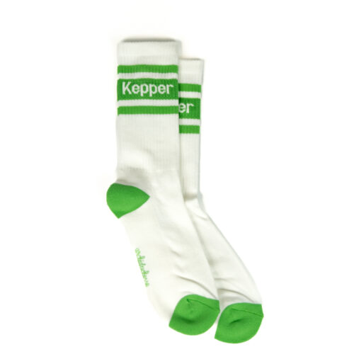 Chaussettes verte et écru Kepper